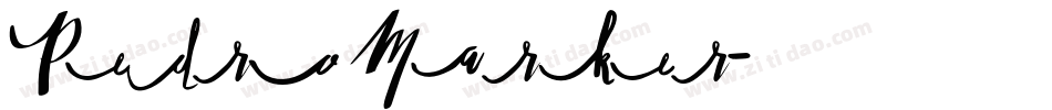 Pedro Marker字体转换